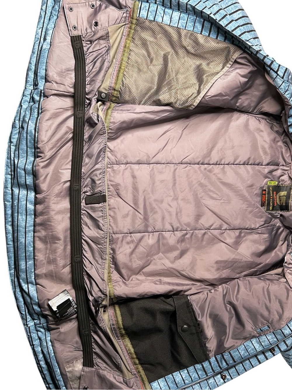 2014 Burton TWC Cannon Shaun White Snowboard Jacket Riptide Stripe M - Picture 9 of 14
